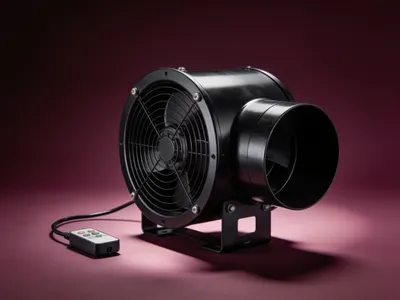 Illustration : extracteur d’air ou ventilateur pour tente de culture