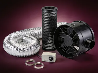 Illustration : extracteur d’air ou ventilateur pour tente de culture